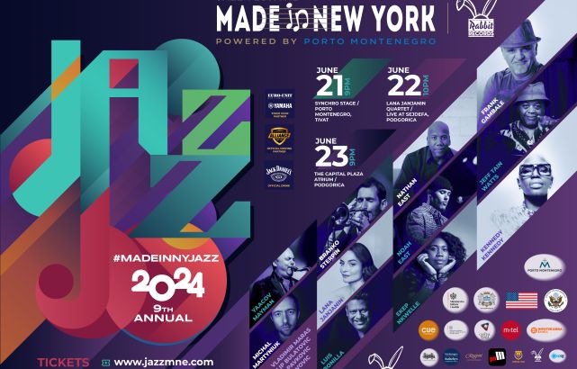 Made In New York Jazz Festival Celebrates Its Ninth Year with a Star-Studded Lineup in Montenegro