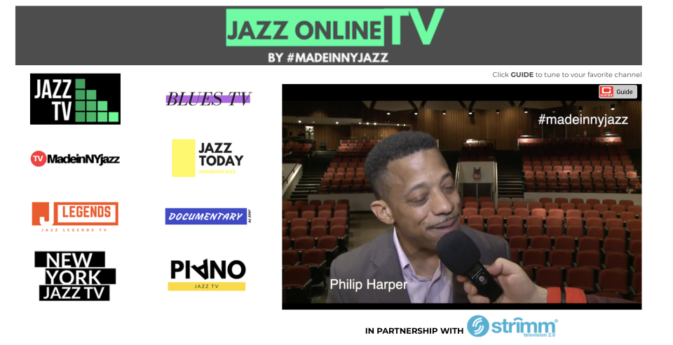 Made in New York Jazz Competition and Festival gives a Look into the Future of music TV through Partnership with Strimm Television 2.0